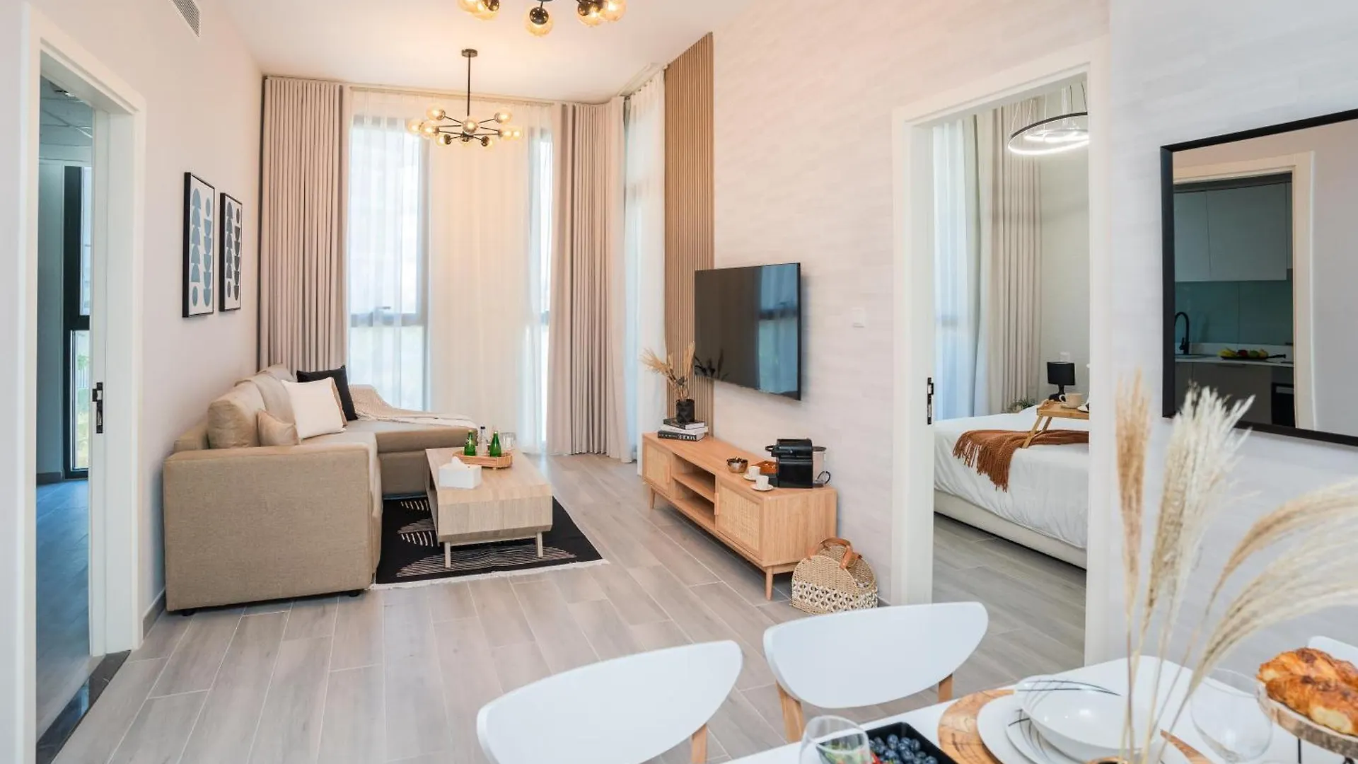 Chic 1Br In Mesk 1 With Serene Balcony Views By Vibel Apartment Dubai 0*,  United Arab Emirates
