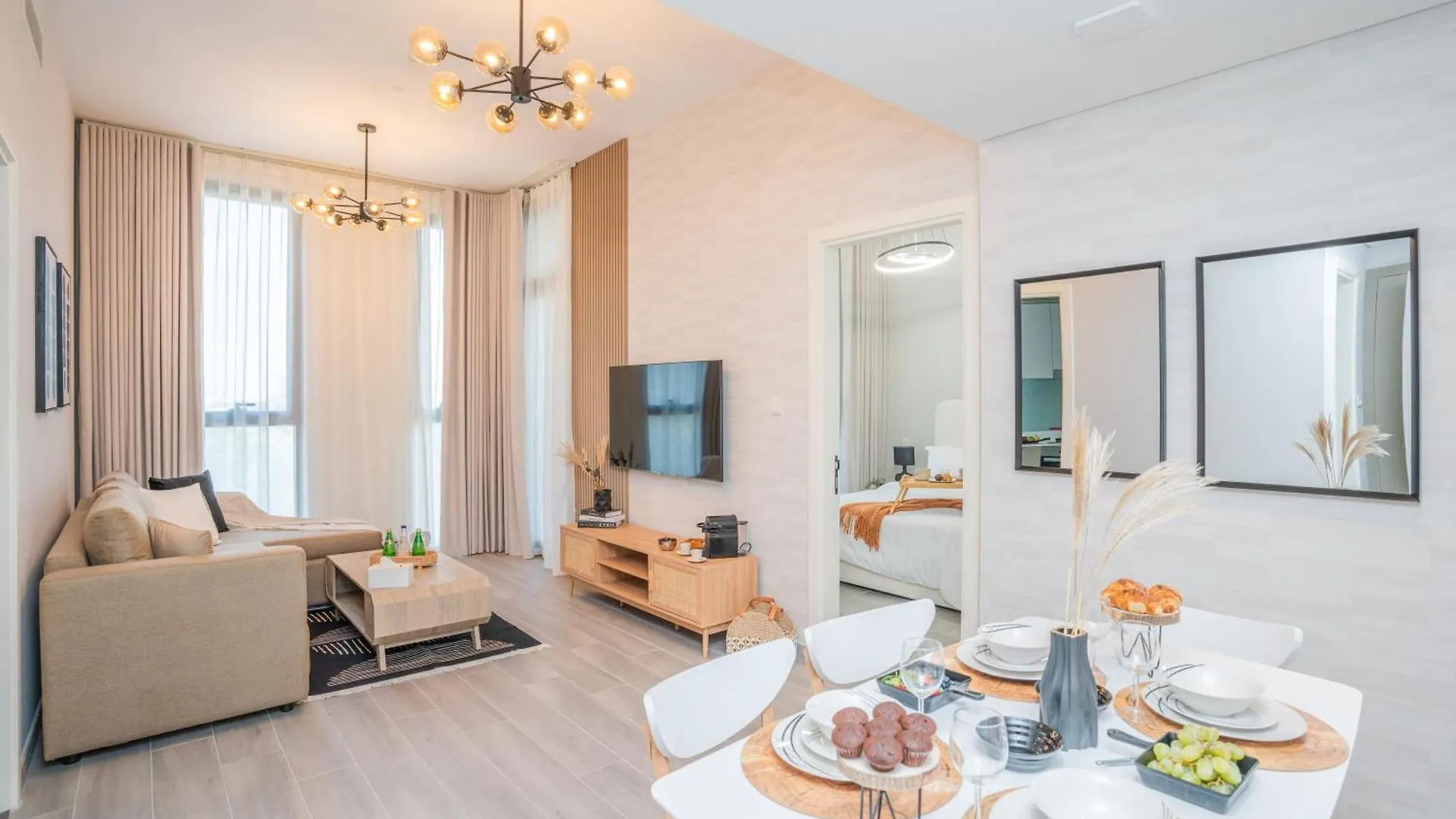 Chic 1Br In Mesk 1 With Serene Balcony Views By Vibel Apartment Dubai 0*,  United Arab Emirates